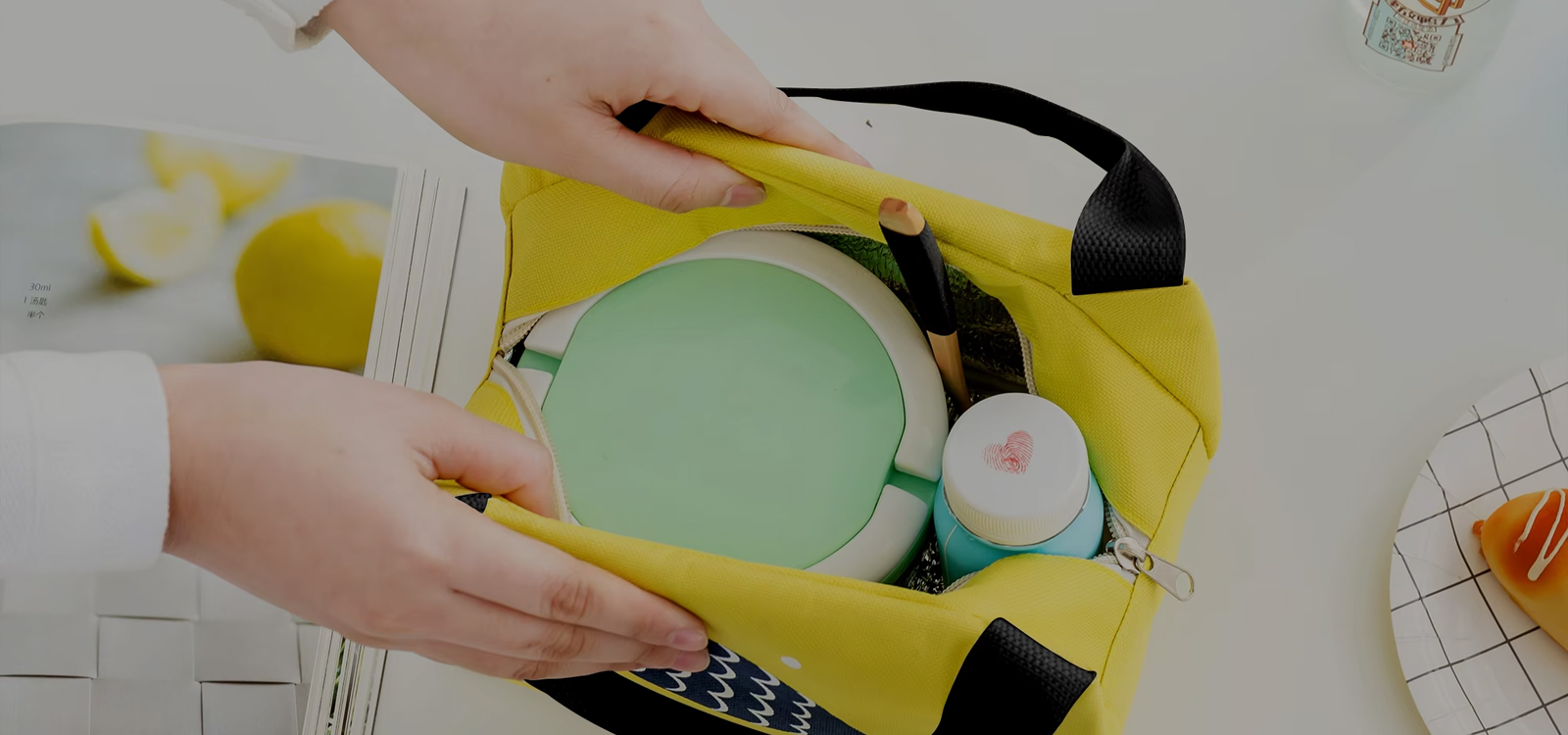 أكياس الغداء وأكياس أكثر برودة